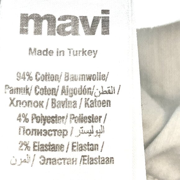 Mavi Women's Blue Denim Jeans Size 27 Distressed Low Rise Stretch Skinny - Picture 6 of 9